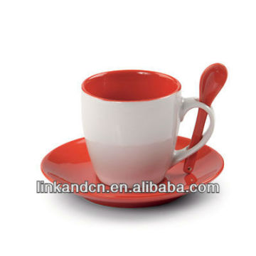 2015 venta caliente y uso ampliamente cerámica taza de café establece